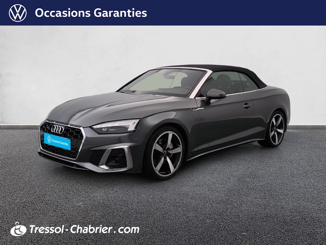 AUDIA5 Cabriolet 40 TFSI 204 S tronic 7 Quattro S Line occasion en vente à Béziers au prix de 40 999 €