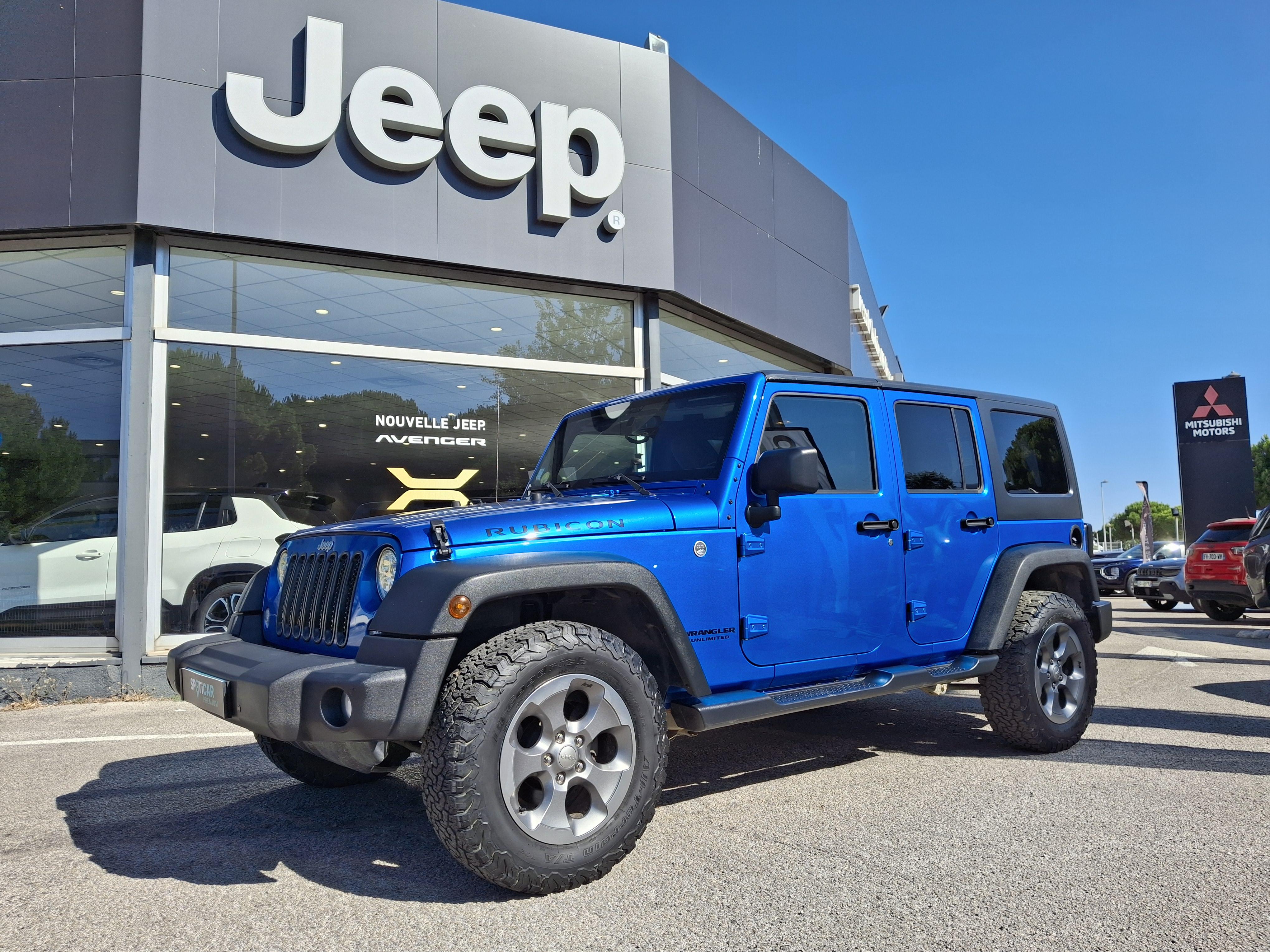 JEEPWrangler 2.8 CRD 200 - 4x4 Rock Trac Unlimited BVA Rubicon occasion en vente à Mauguio au prix de 36 690 €